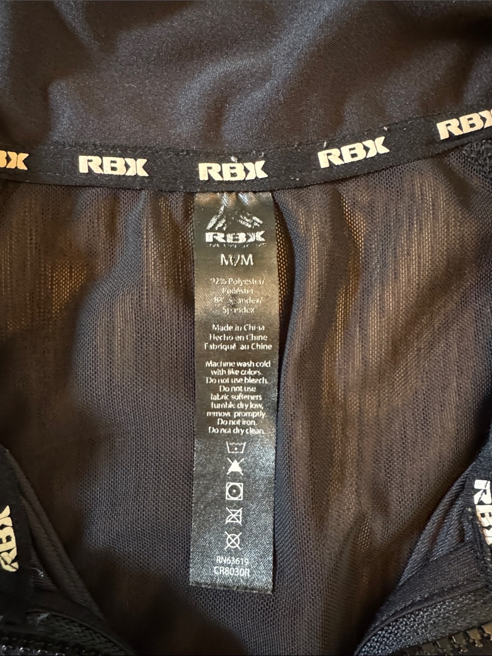 RBX Black Lightweight Zip-Front Jacket. Women’s Medium. - Picture 4 of 10